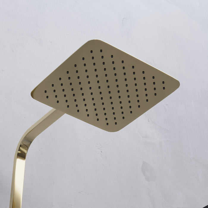 Næsby Duschsystem mit Thermostat und Kopfbrause Ø 25 cm