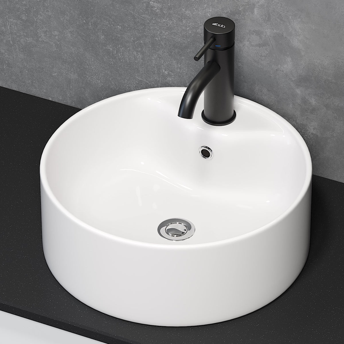 Vikedal Freestanding Ceramic Wash Basin