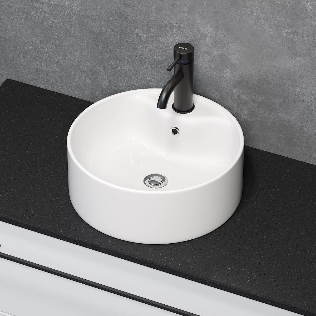 Vikedal Freestanding Ceramic Wash Basin