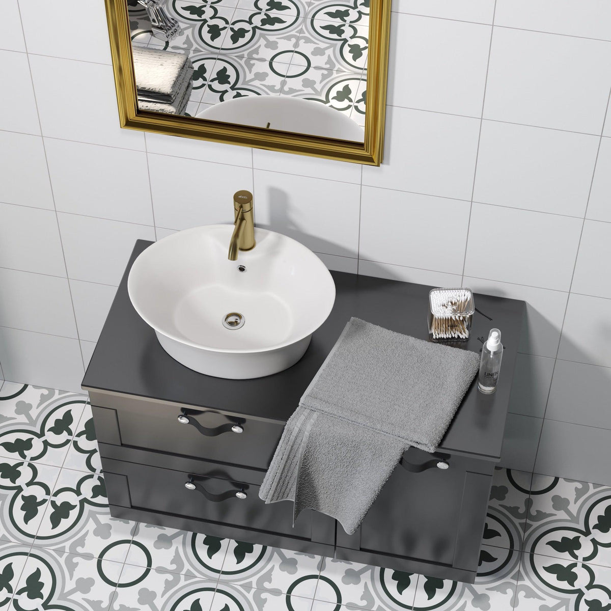 Svelvik Freestanding Ceramic Wash Basin