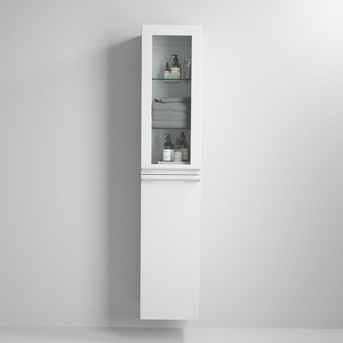 Veiholmen High Cabinet, matt grey