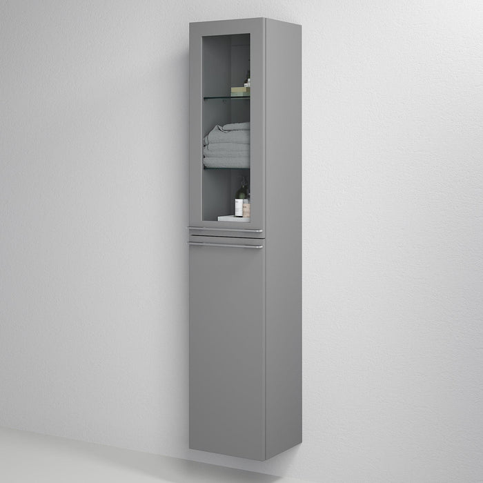 Veiholmen High Cabinet, matt grey