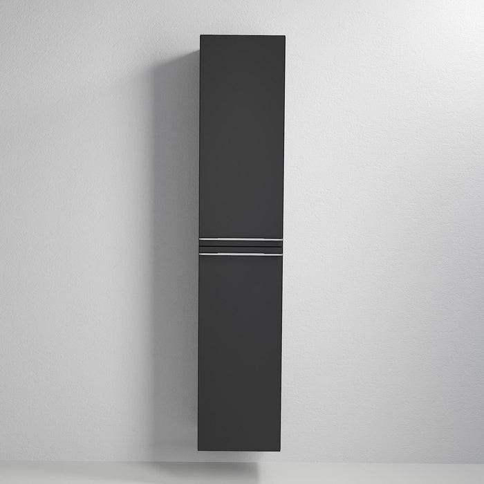 Veiholmen High Cabinet, Matte Black