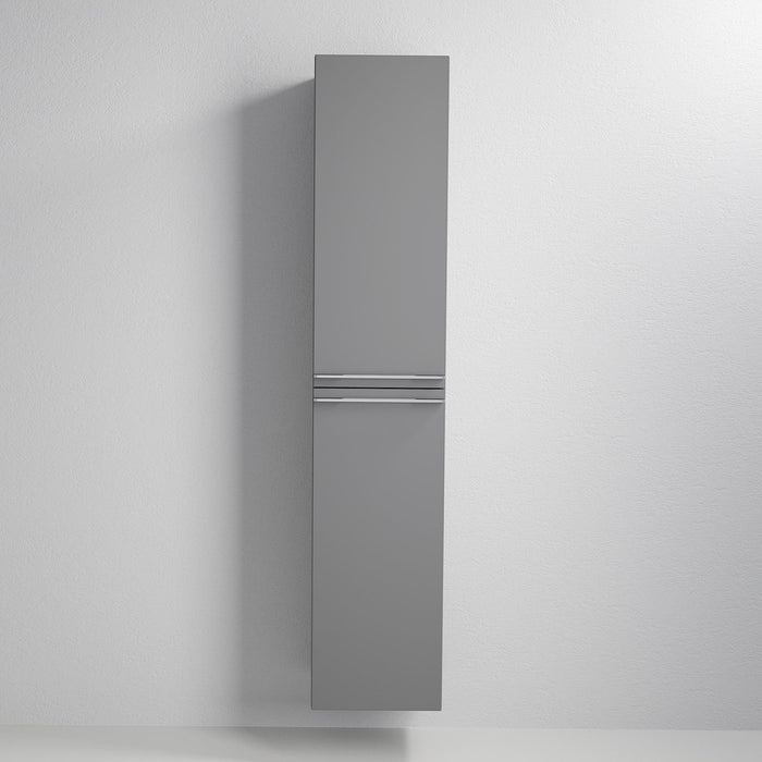 Veiholmen High Cabinet, matt grey