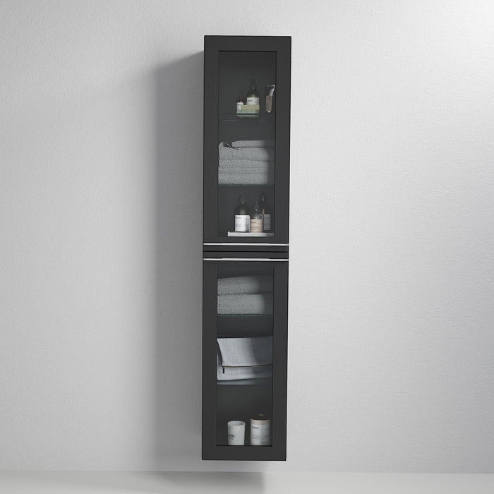 Veiholmen High Cabinet, matt grey