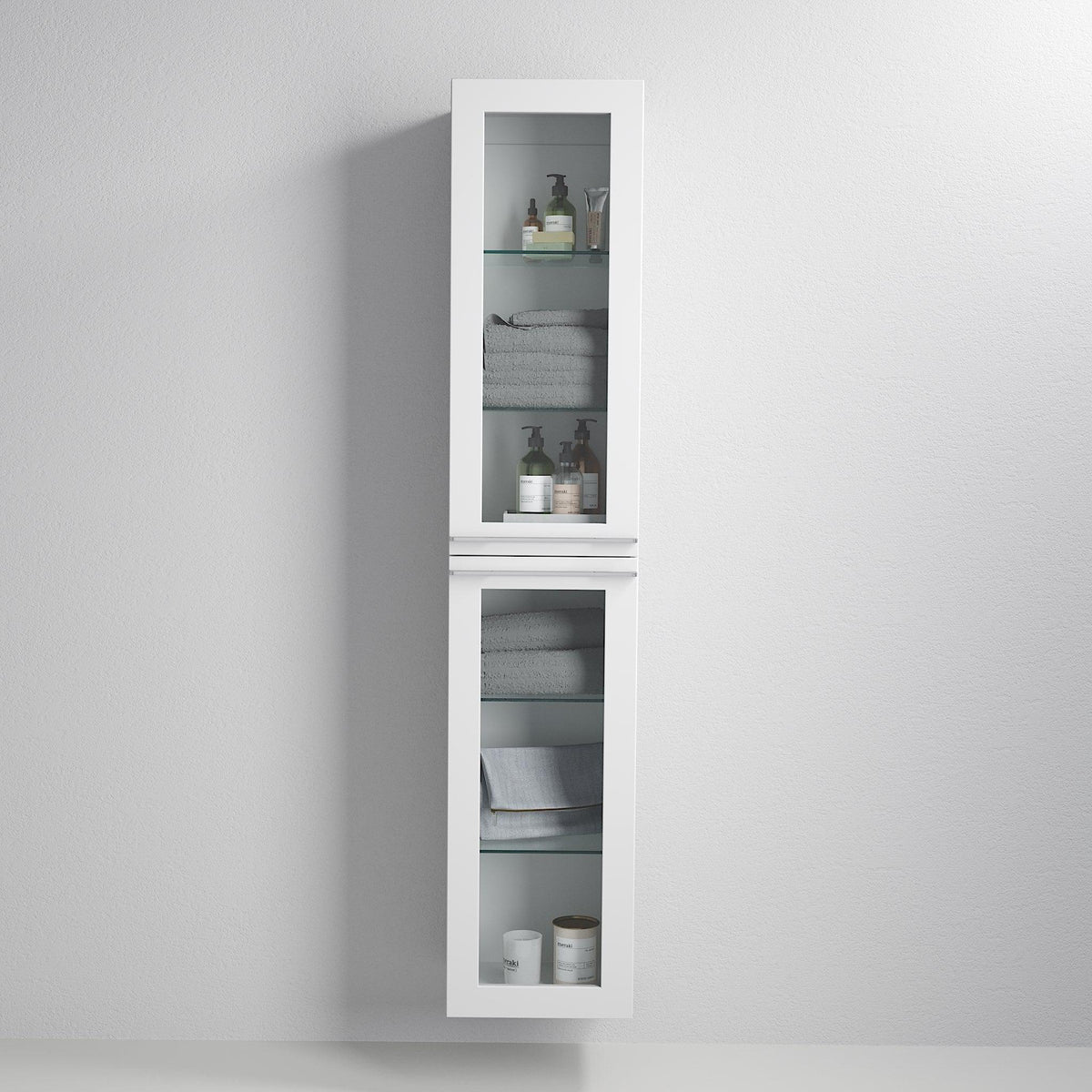 Veiholmen High Cabinet, matt white