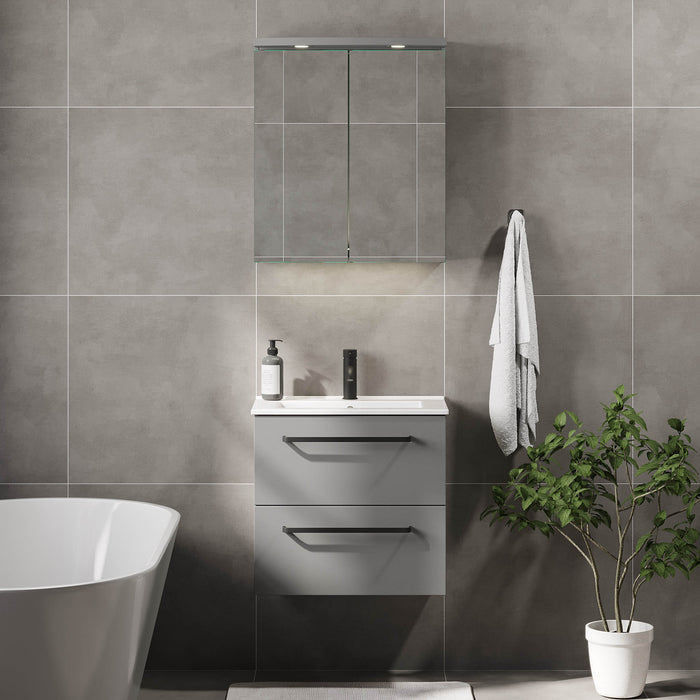 Volda Bathroom furniture, Matte Grey