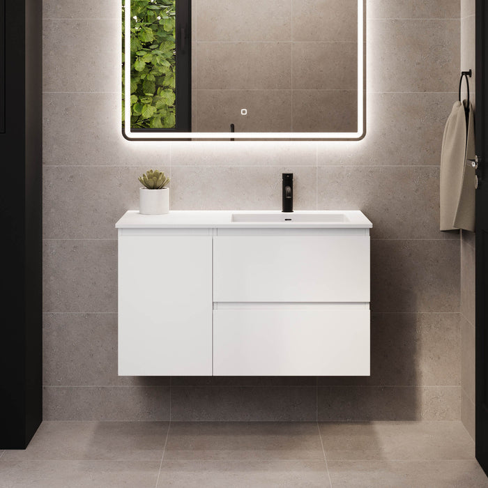 Sifjord Bathroom furniture, matt white