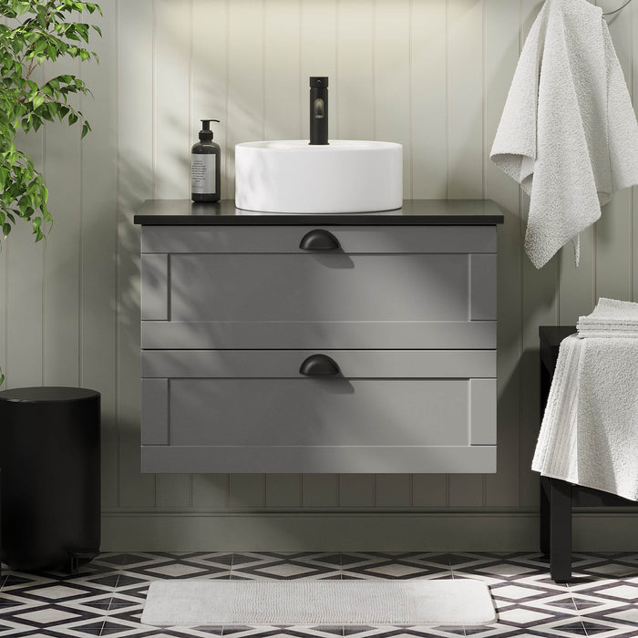 Nabbetorp Bathroom furniture, Matte Grey