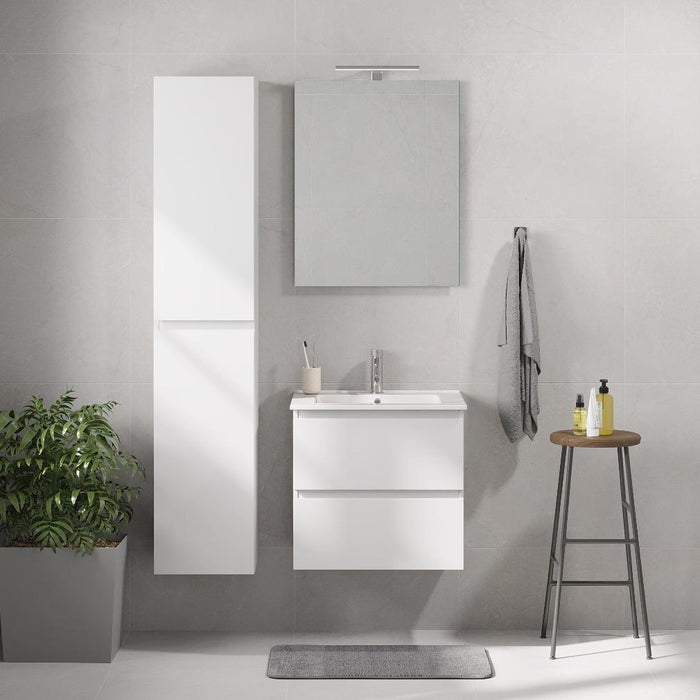 Saltnes Bathroom furniture, Matte White