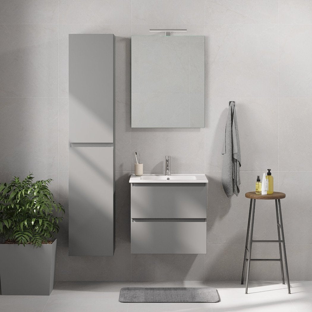 Saltnes Bathroom furniture, matt grey