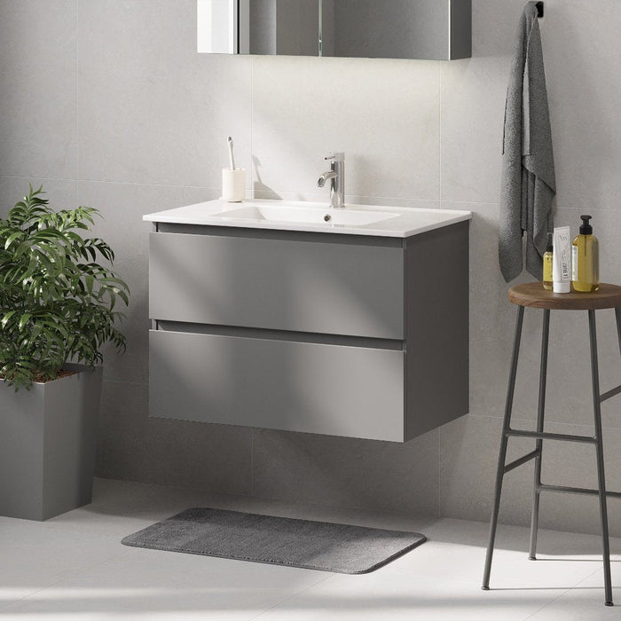 Saltnes Bathroom furniture, Matte Grey