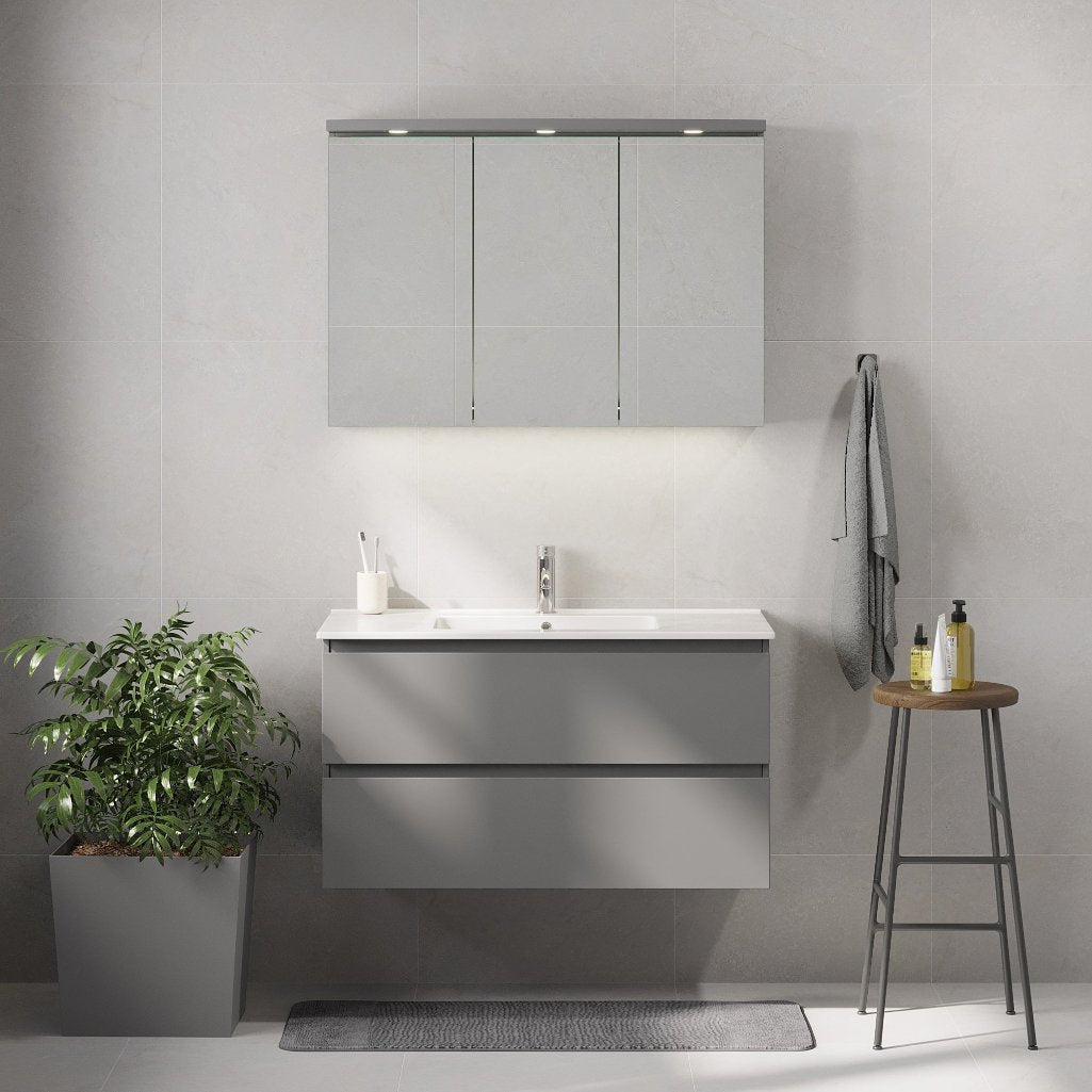 Saltnes Bathroom furniture, Matte Grey