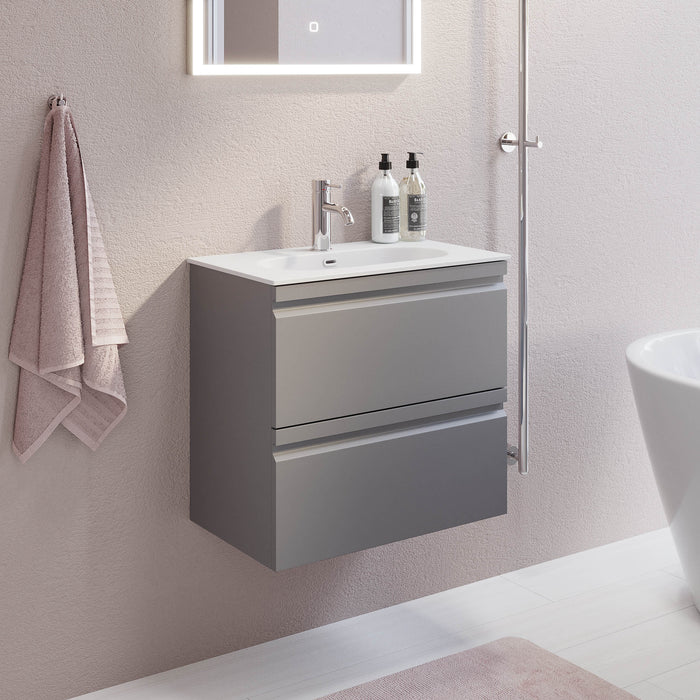 Kongsberg Bathroom furniture, Matte Grey