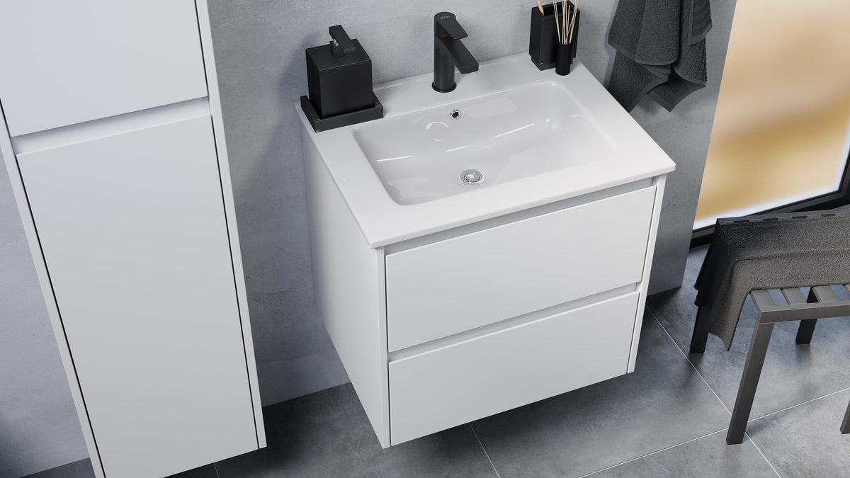 Myrkdalen Bathroom Furniture, matt white