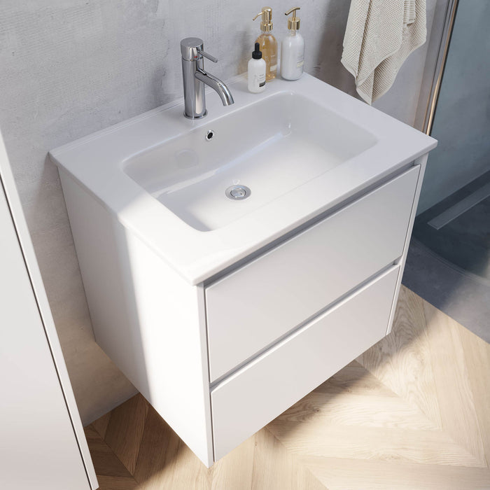 Molde Bathroom Furniture, matt white