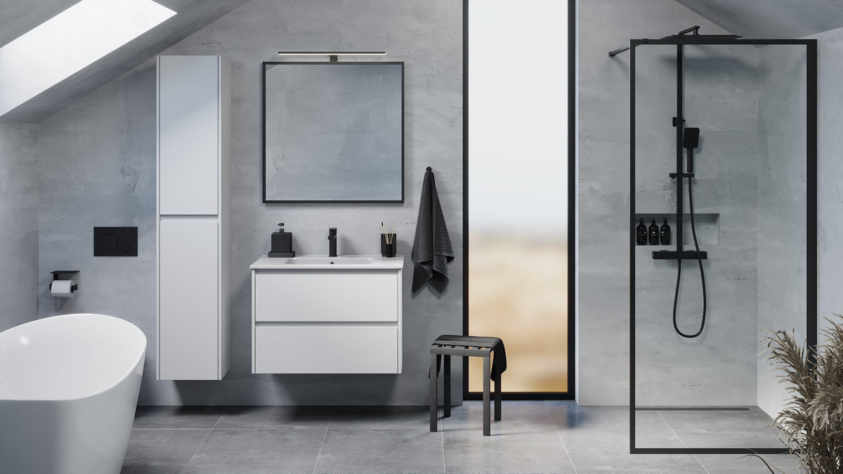 Myrkdalen Bathroom Furniture, matt white