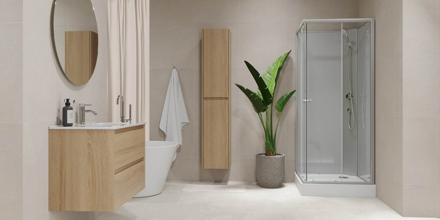 Molde Bathroom Furniture, oak