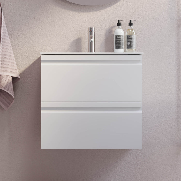 Kongsberg Bathroom furniture, Matte White