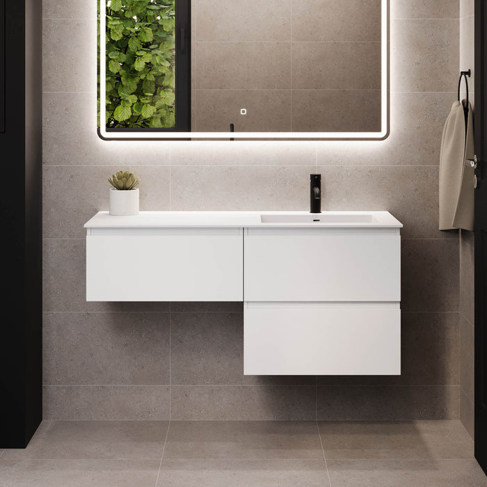 Sifjord Bathroom furniture, matt white