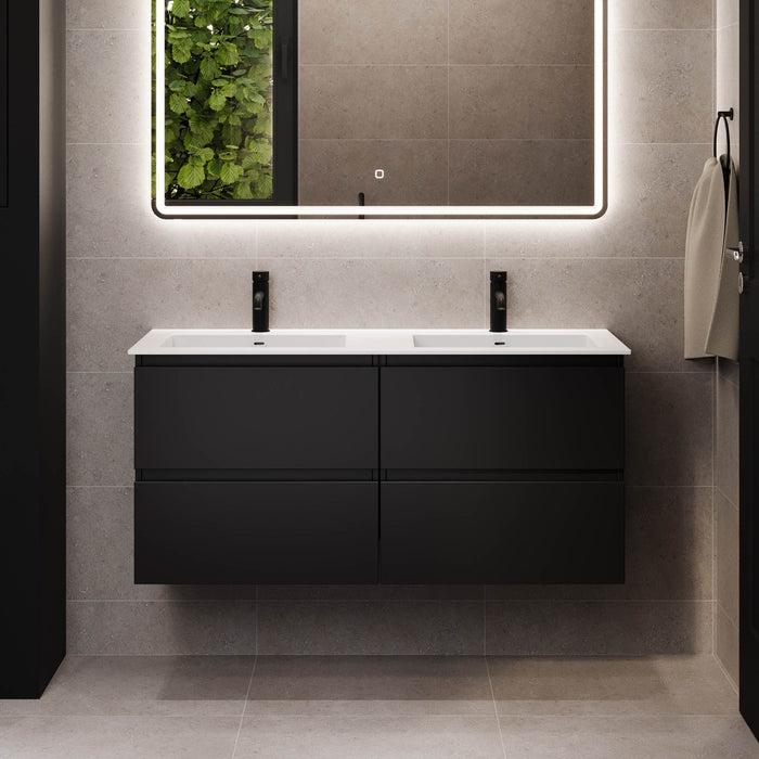 Sifjord Bathroom furniture, Matte Black