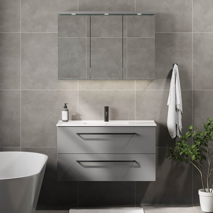 Volda Bathroom furniture, Matte Grey