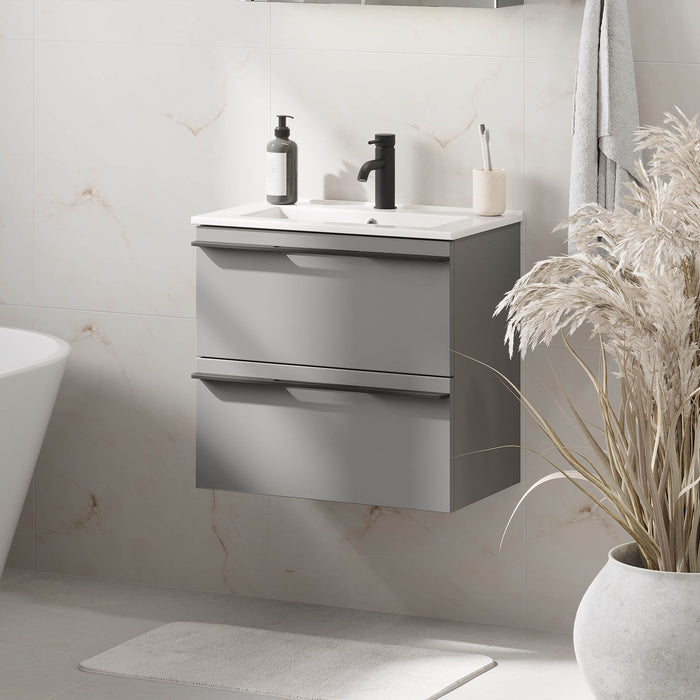 Verdal Bathroom furniture, Matte Grey