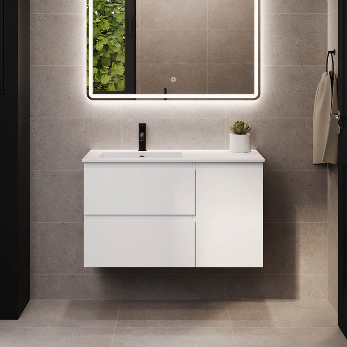 Sifjord Bathroom furniture, matt white