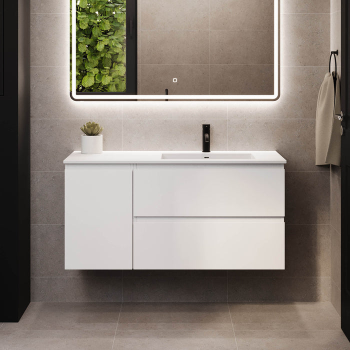 Sifjord Bathroom furniture, matt white