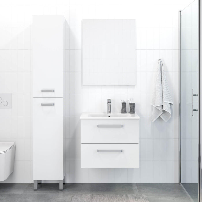 Chicago Classic Bathroom Furniture, white gloss