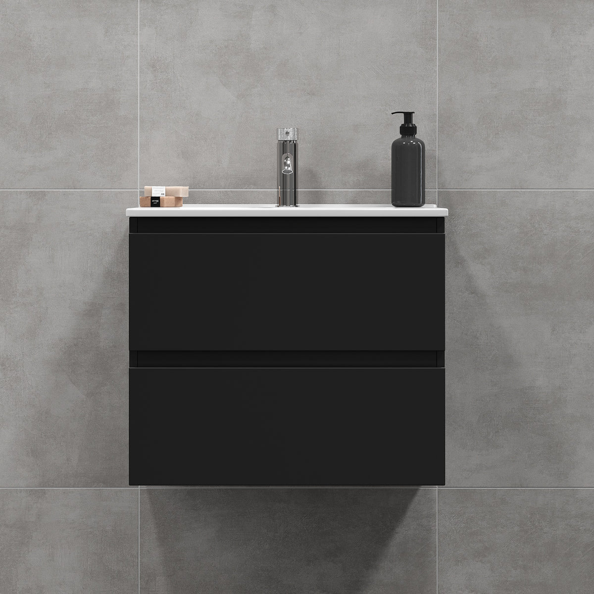 Kenwood Bathroom Furniture, matt black