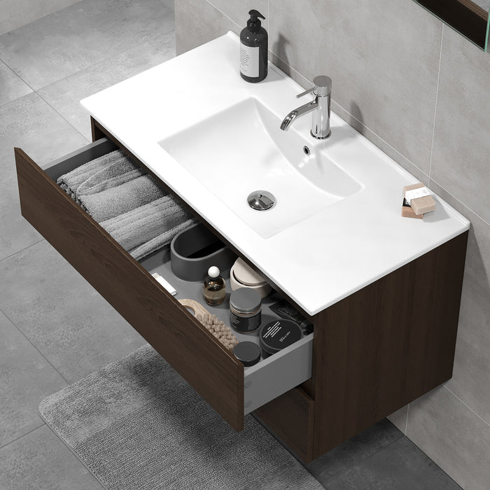 Kenwood Bathroom Furniture, Walnut