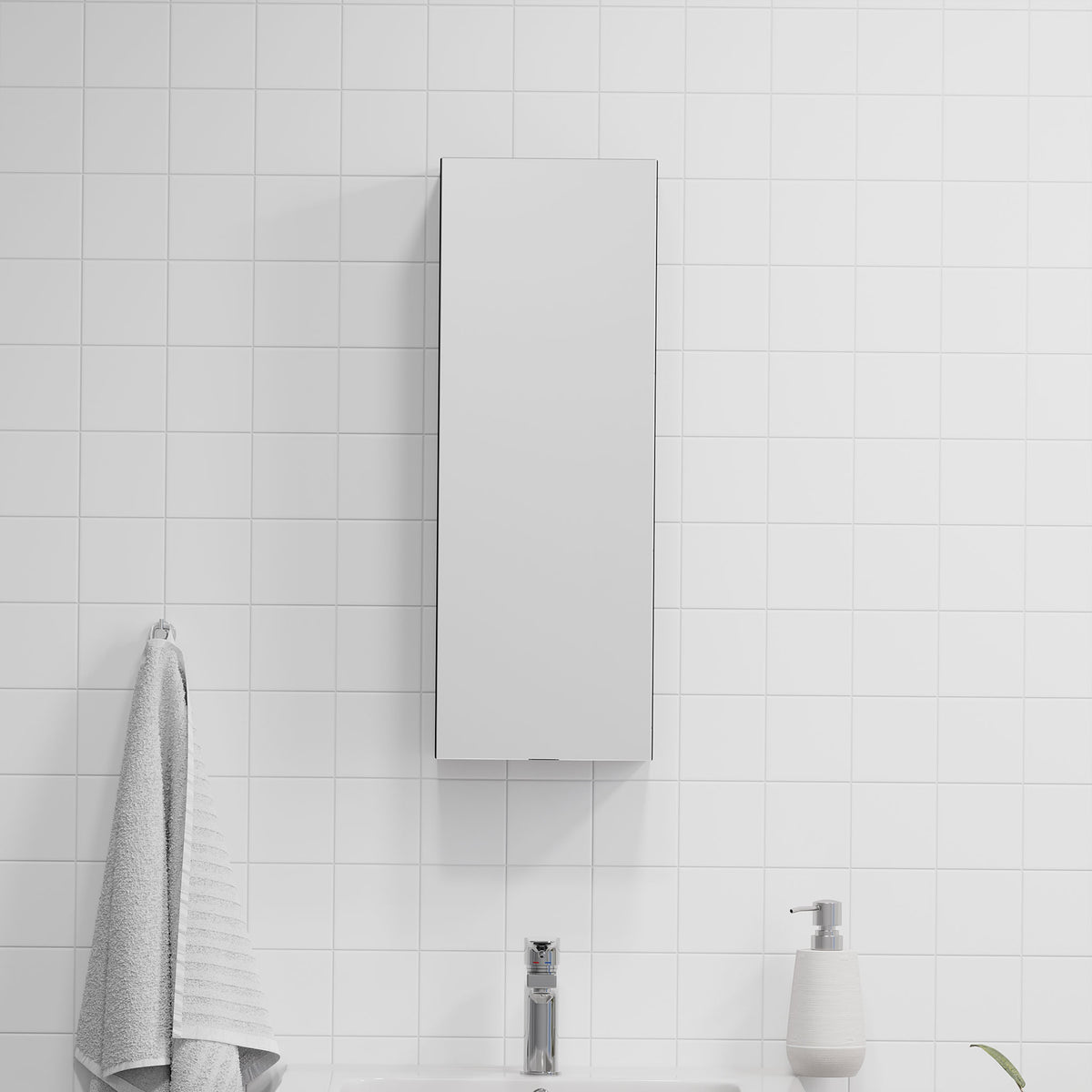 Mirror Cabinet Idse, Matte White