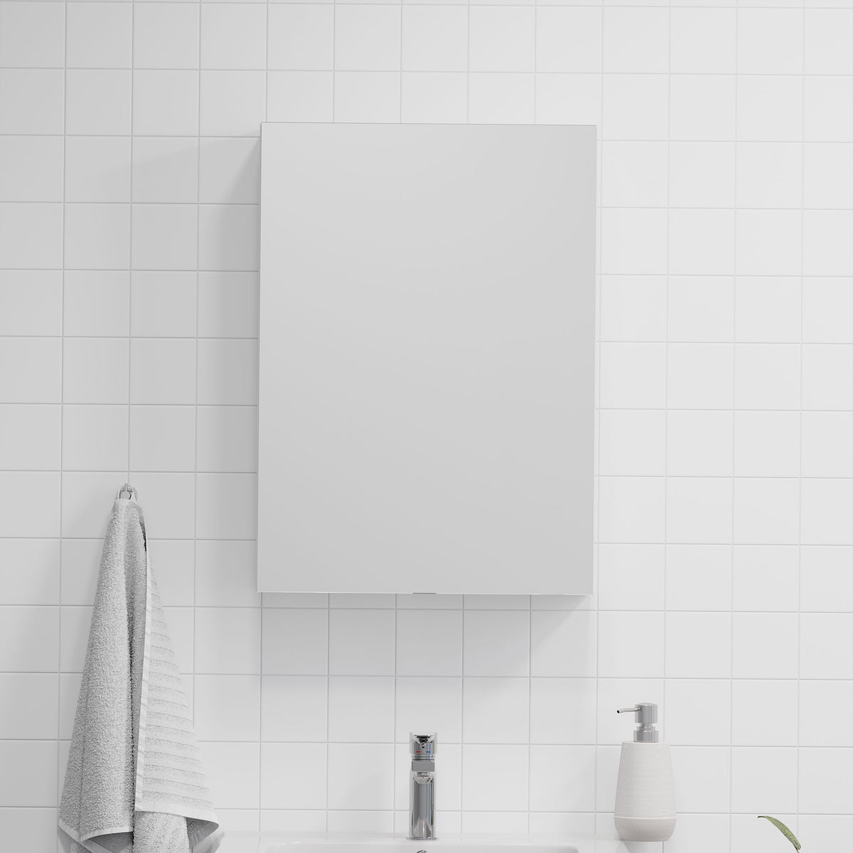 Mirror Cabinet Idse, matt white