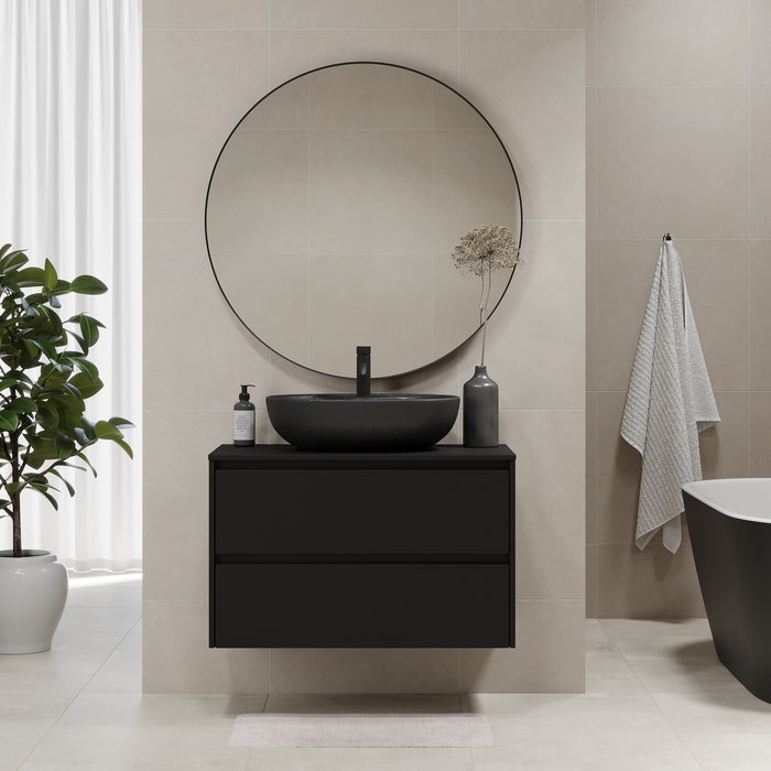 Seiland Bathroom Furniture, black matt