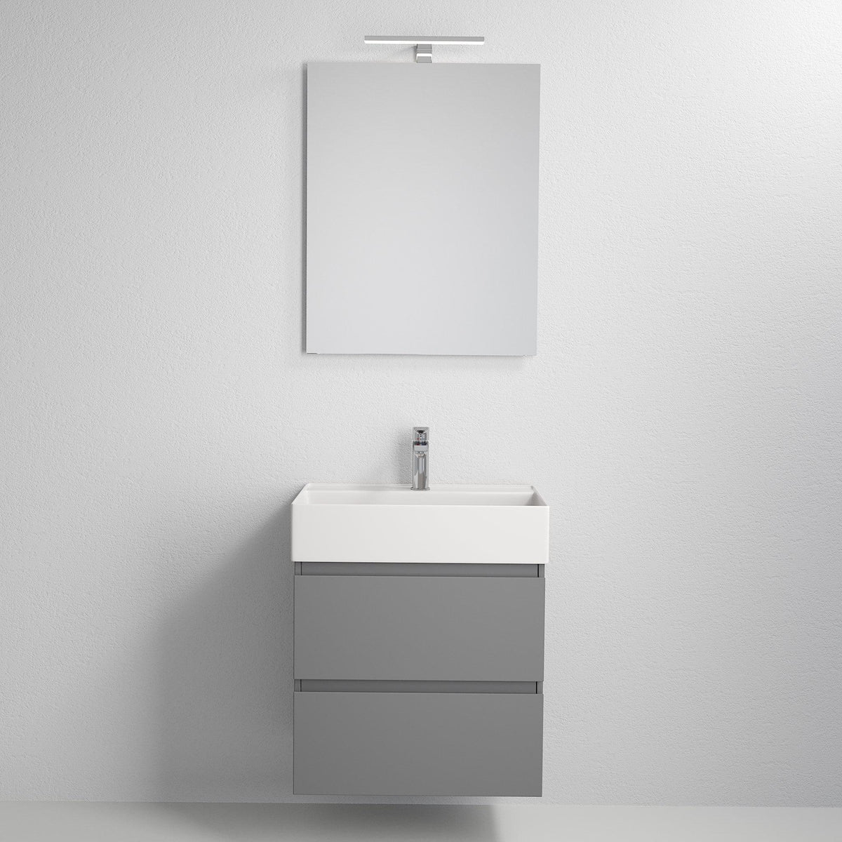 Sjøholt Bathroom Furniture, Matte Grey