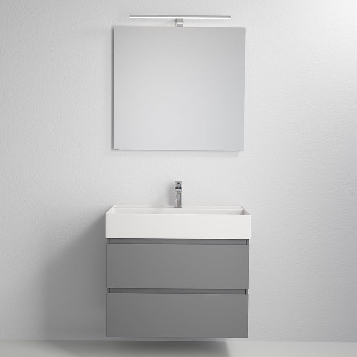 Sjøholt Bathroom Furniture, matt grey