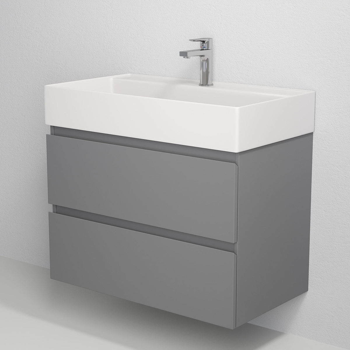 Sjøholt Bathroom Furniture, matt grey