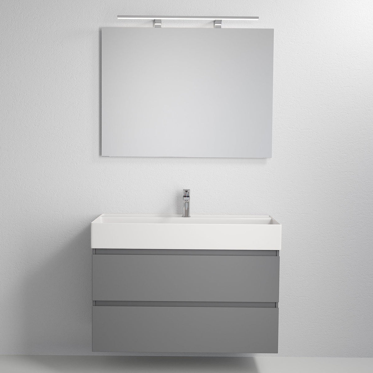 Sjøholt Bathroom Furniture, Matte Grey