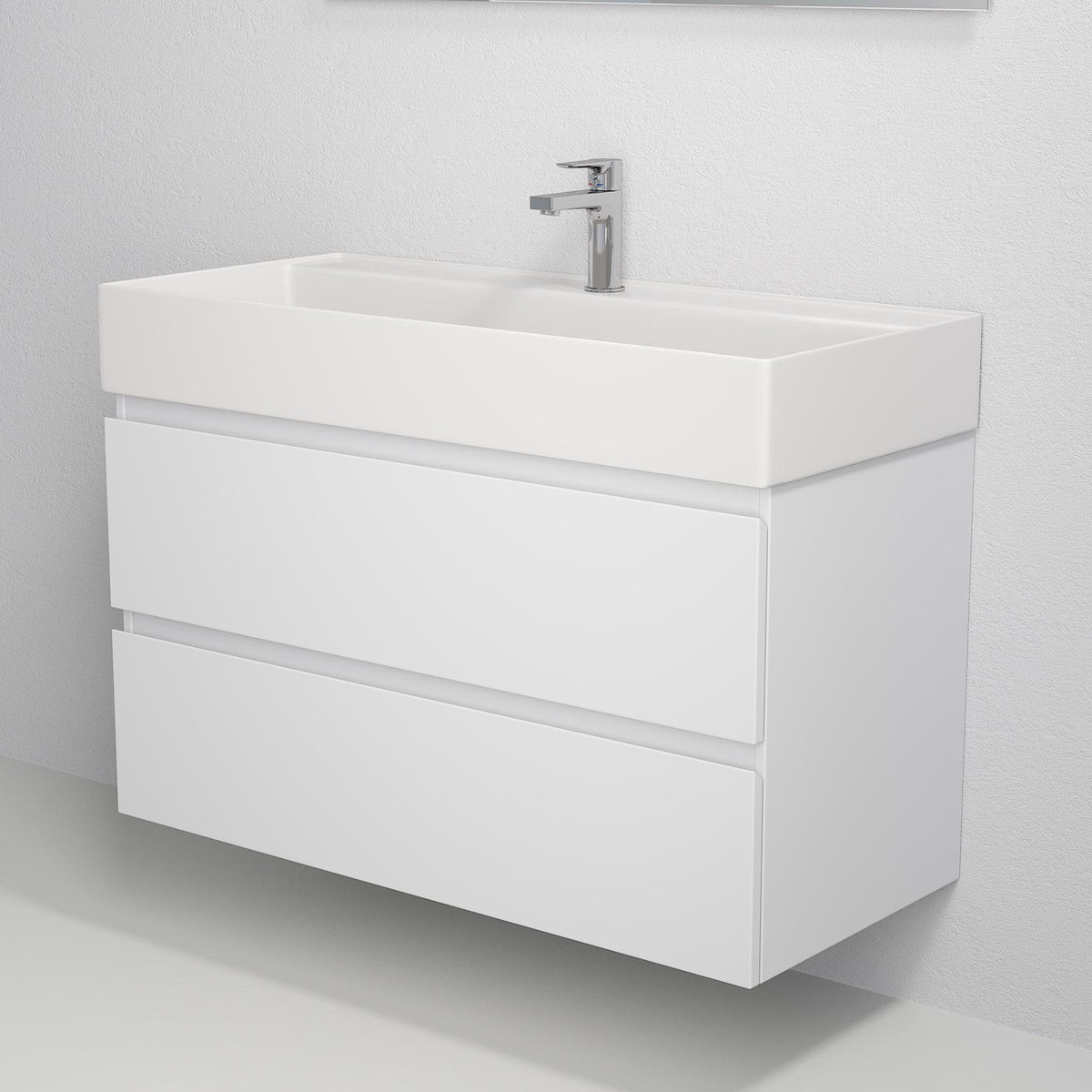 Sjøholt Bathroom Furniture, Matte White