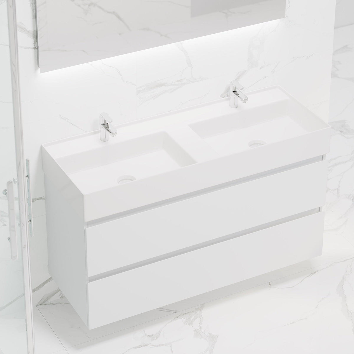 Sjøholt Bathroom Furniture, Matte White