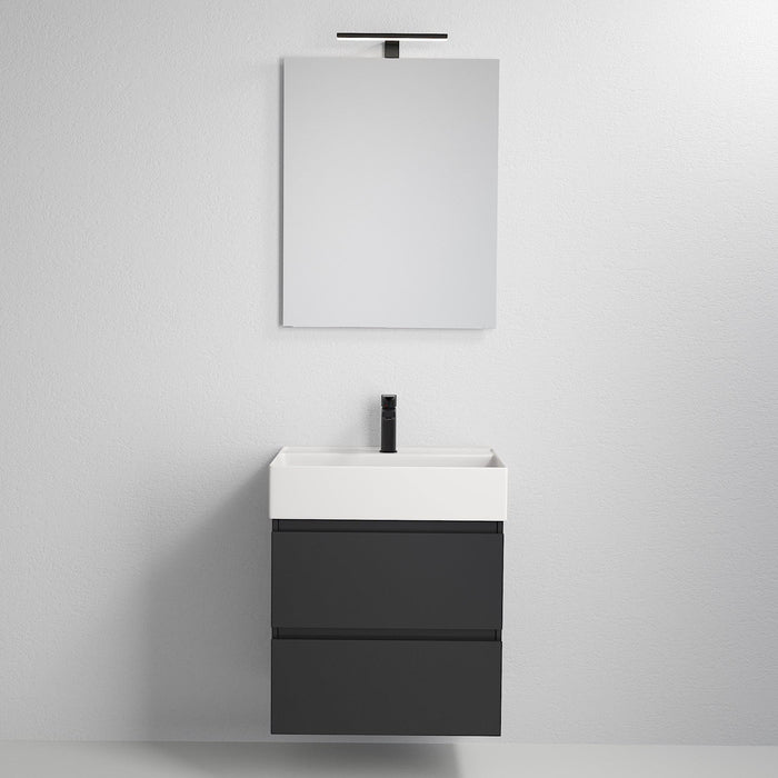 Sjøholt Bathroom Furniture, matt black