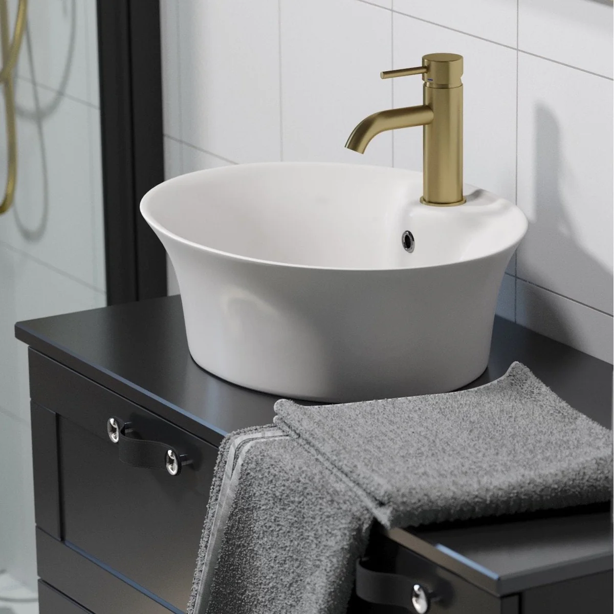 Dragør Wash Basin Mixer + Bottom Valve Rødby