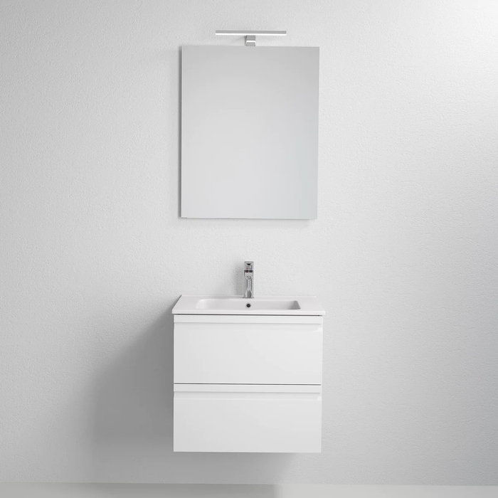 Klokkarvik Bathroom Furniture, Glossy White