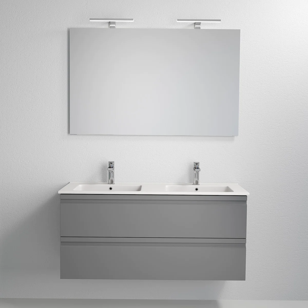 Klokkarvik Bathroom Furniture, Matte Grey