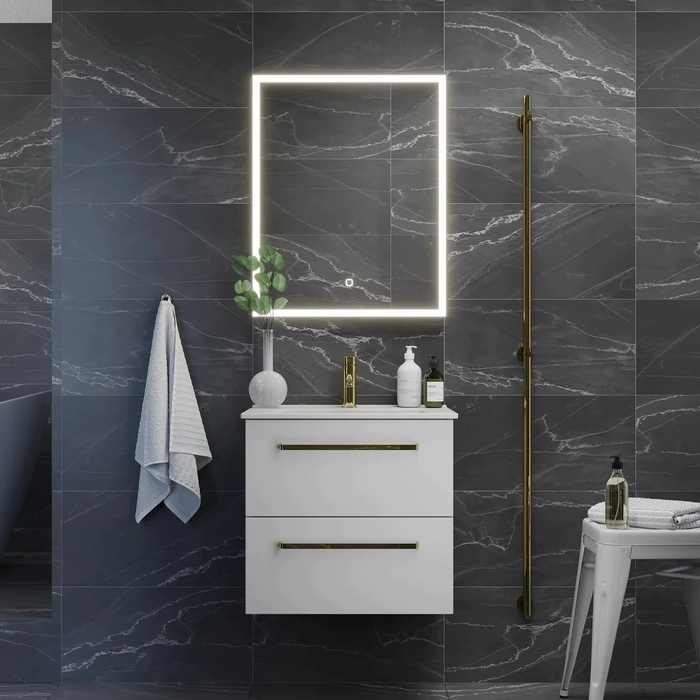 Veggli Bathroom Furniture, matt white