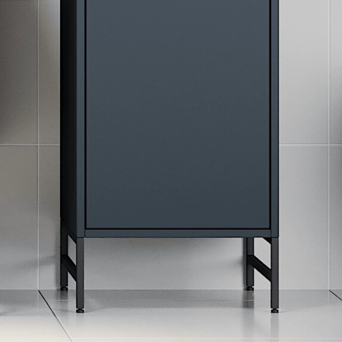 Beine für Nordfeld Modern Hochschrank, Schwarz Matt