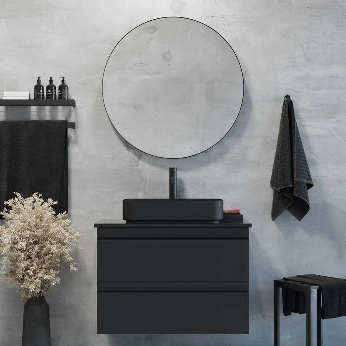 Kirkehamn Bathroom Furniture, matt black