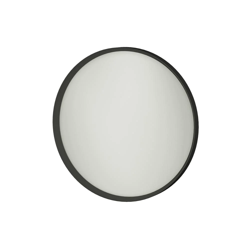 Røsnæs Round Mirror, black