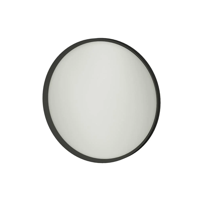 Røsnæs Round Mirror, black